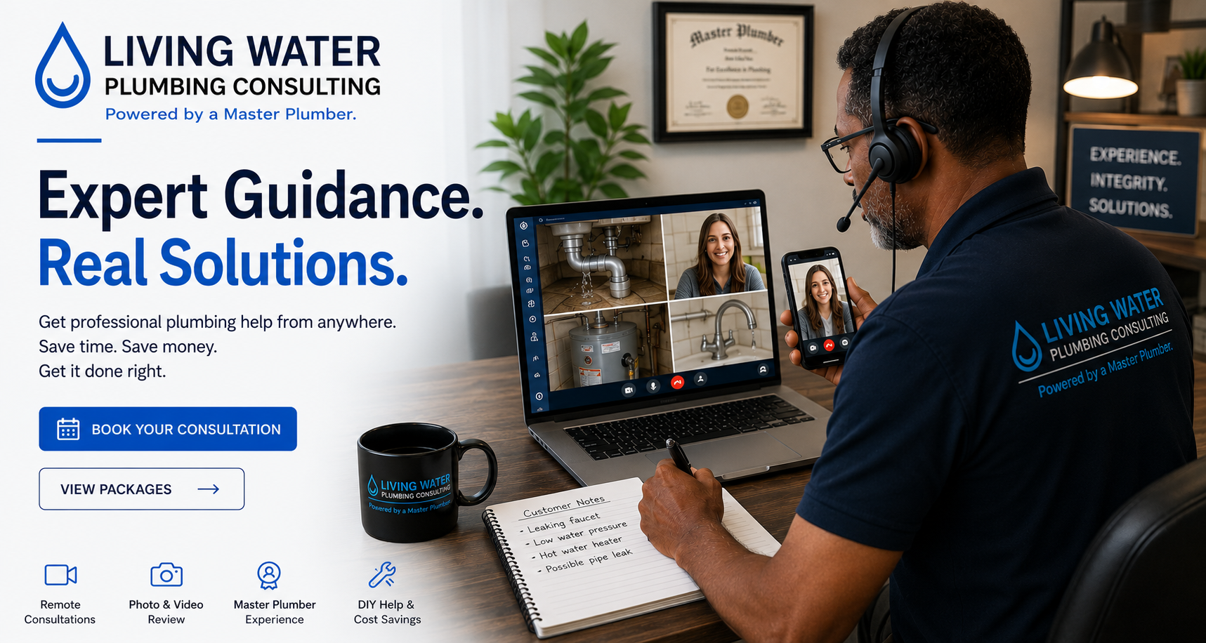 Living Water Plumbing Consulting — Expert Guidance. Real Solutions.